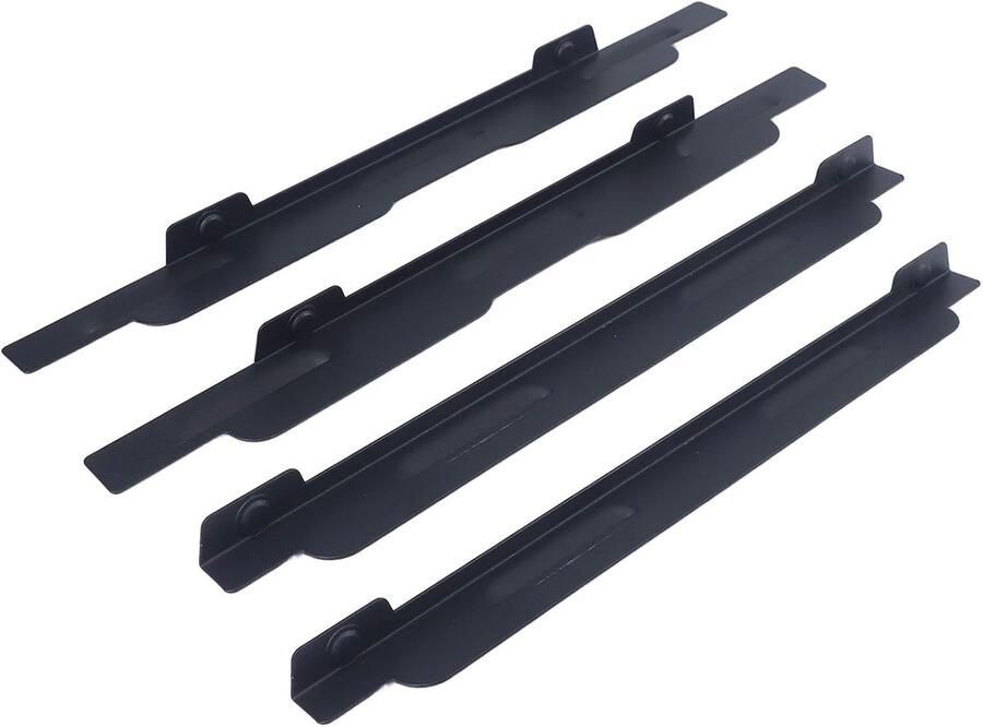 Grillplaat Windscherm Bakplaat Accessoire Efficiënt Koken Magnetische Installatie 36 Inch Zwart