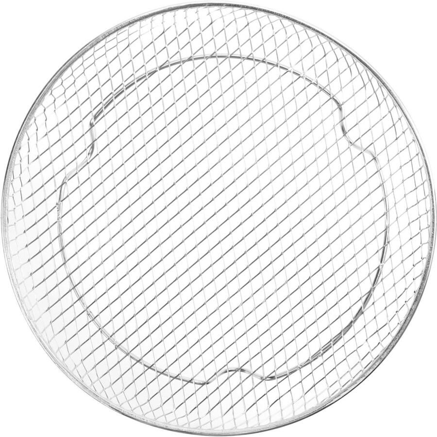 Grillrek Airfryer Accessoire Dubbele Lagen Bakken Roestvrij Staal Niet Gespecificeerd Zilver
