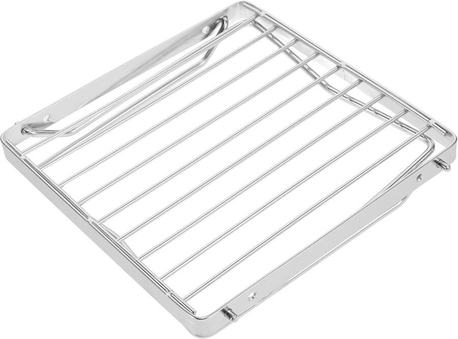 Grillrek Kookstandaard Buiten Koken Opvouwbaar Ontwerp 25.5 cm Zilver
