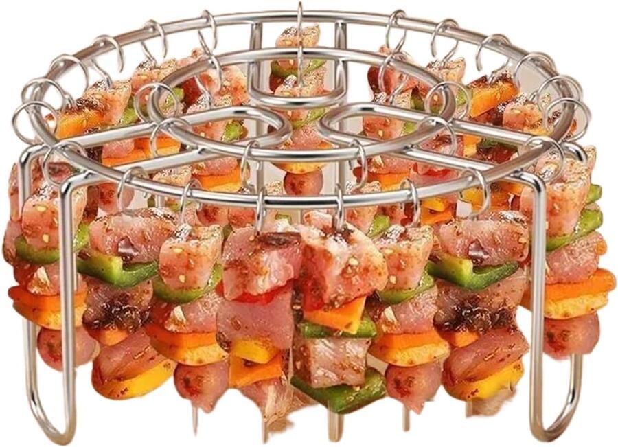 Grillrek Ovenplank Draad Rooster Bakplaat Barbecue Buiten Koken Roestvrij Staal 165 x 95 cm Enkele Attribuut