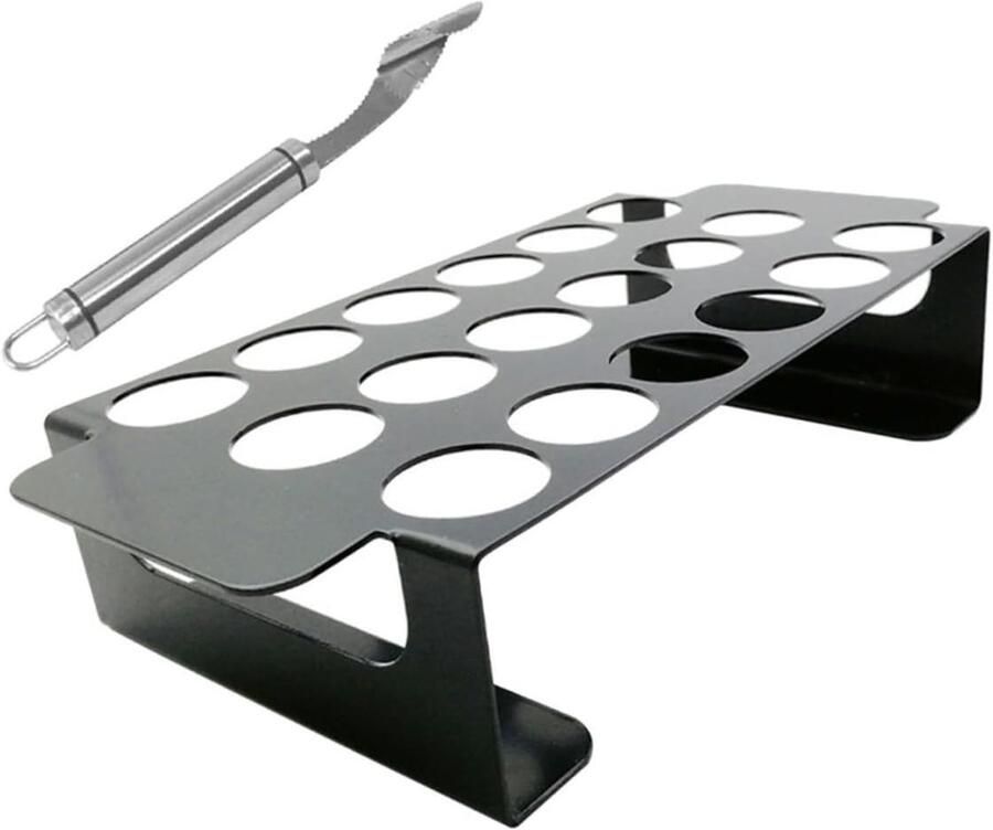 Grillrek Peper Kip Drumstick Houder Barbecue Gerechten Maken Multifunctioneel Ontwerp 25 x 12 x 5.5 cm