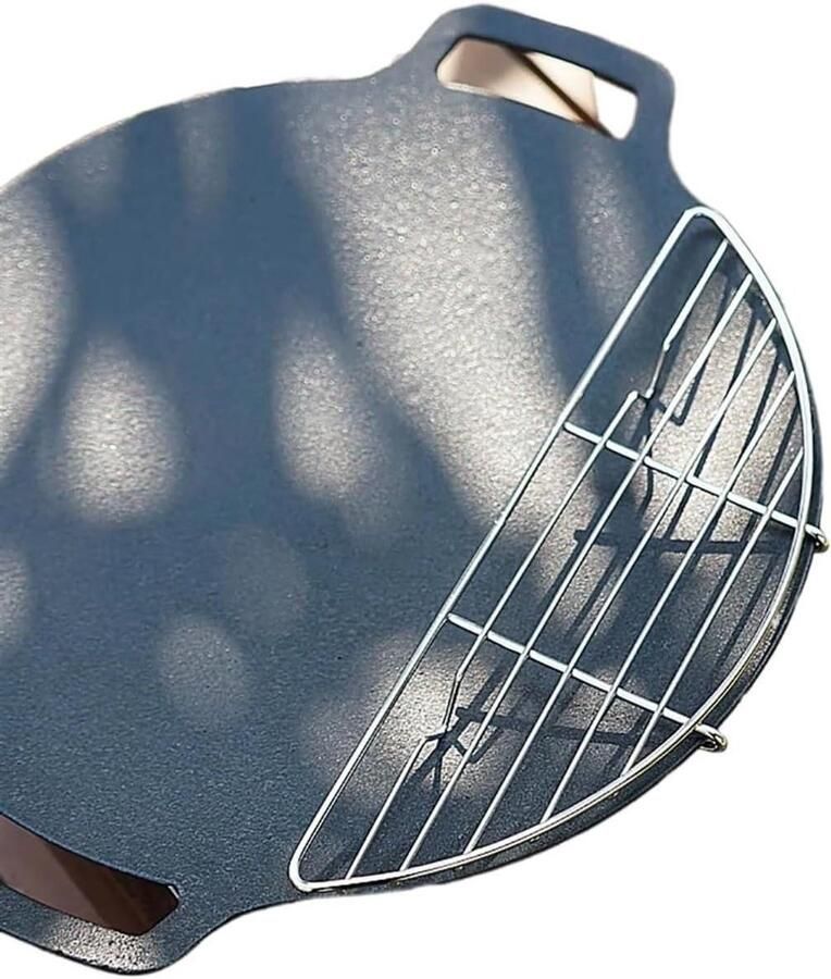 Grillrek Roestvrij Staal Barbecue Grid Buiten Koken Gelijkmatige Warmte L Zilver