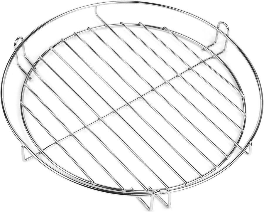 Grillrooster 30 cm met Rail en Ophangogen voor Draai-Grill