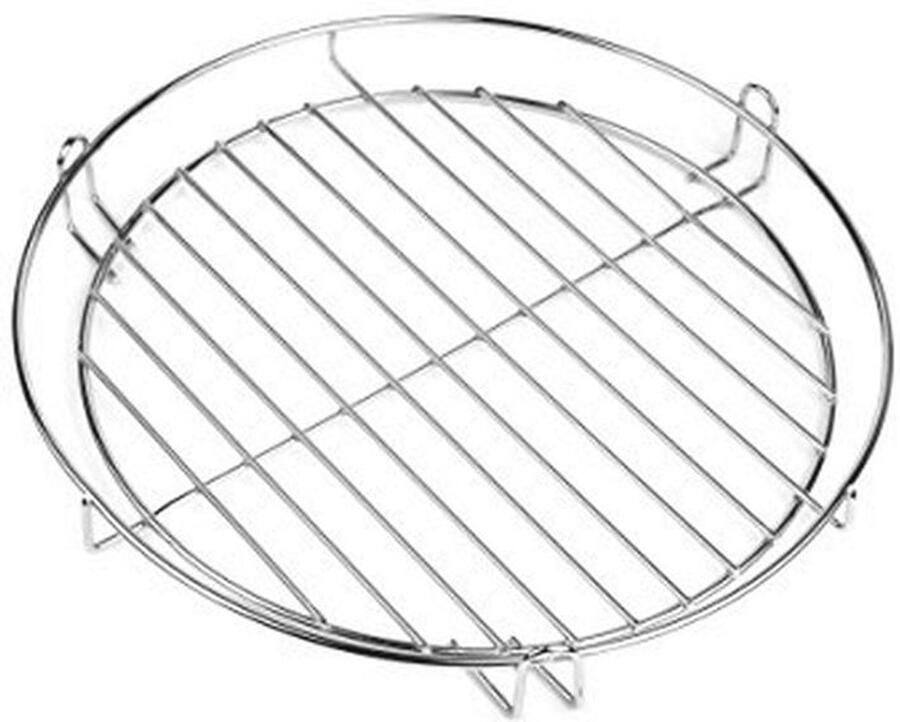 Grillrooster 30 cm met Rail en Ophangogen voor Draai-Grill