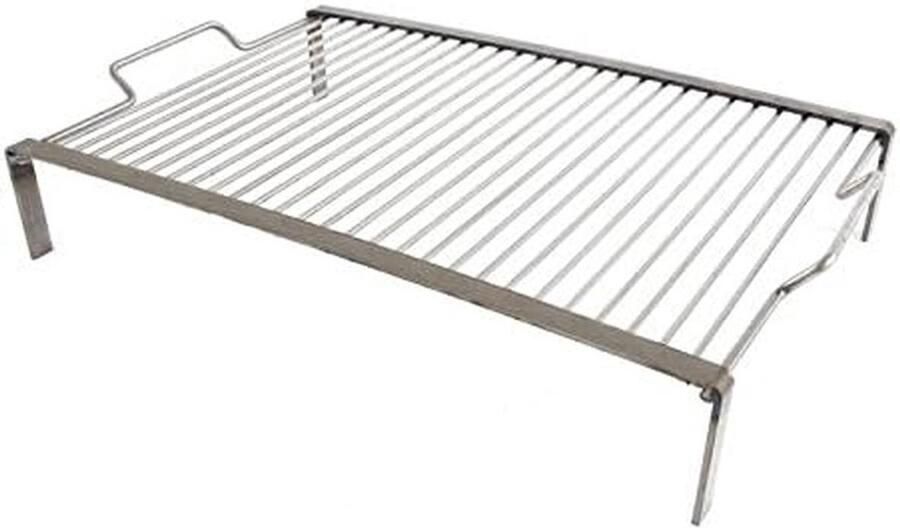 Grillrooster 60x40 cm van IJzer voor Open Haard Buiten en Barbecue