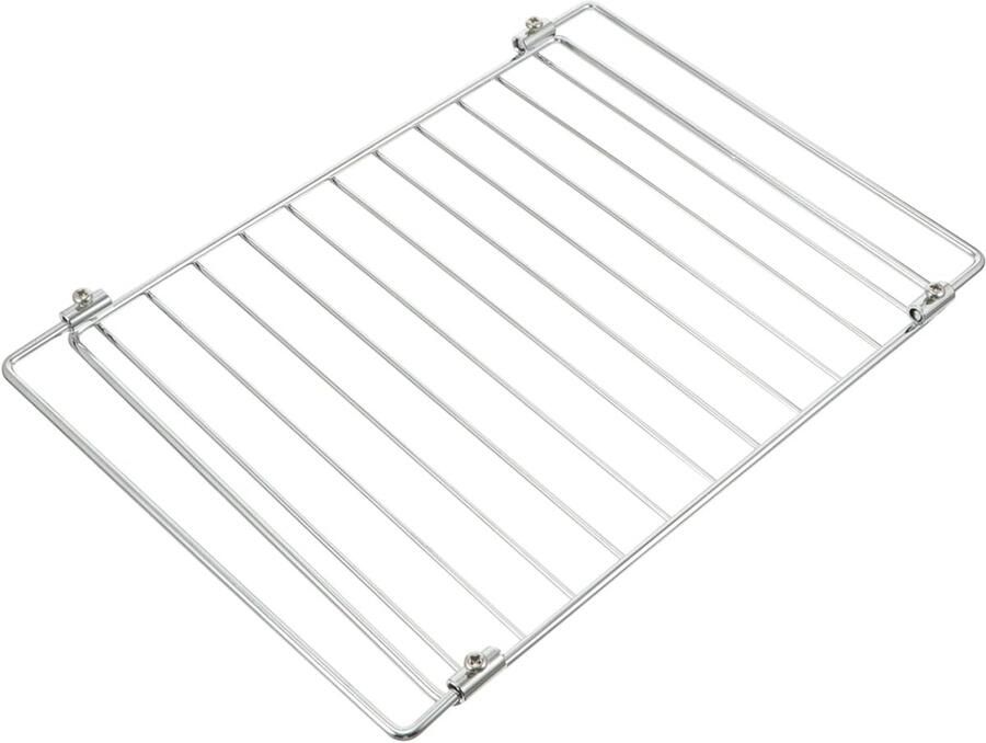 Grillrooster Bakrek Oven Barbecue Bakken Roestvrij Staal 24 x 19 cm Zilver