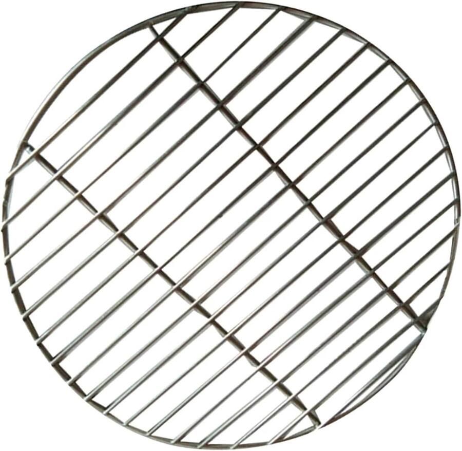 BBQ Grillnet Grillmat Rooster Buiten Koken Roestvrij Staal 26 x 26 cm Zilver