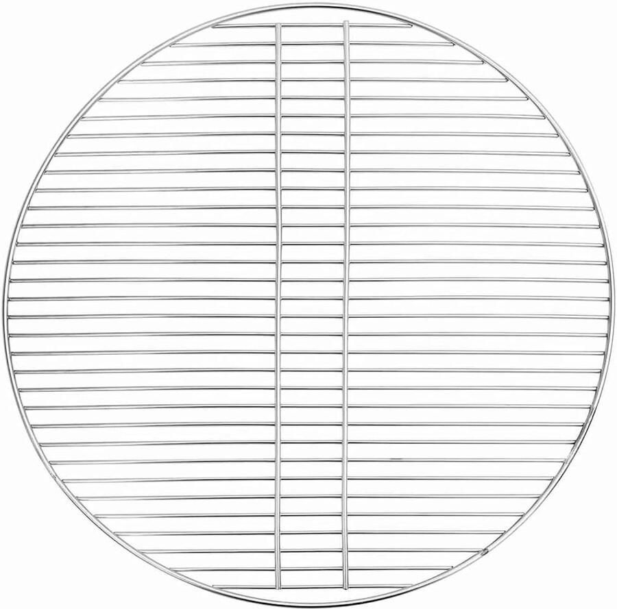Grillrooster Barbecue rek Outdoor koken Hittebestendig roestvrij staal 60 cm diameter Zilver