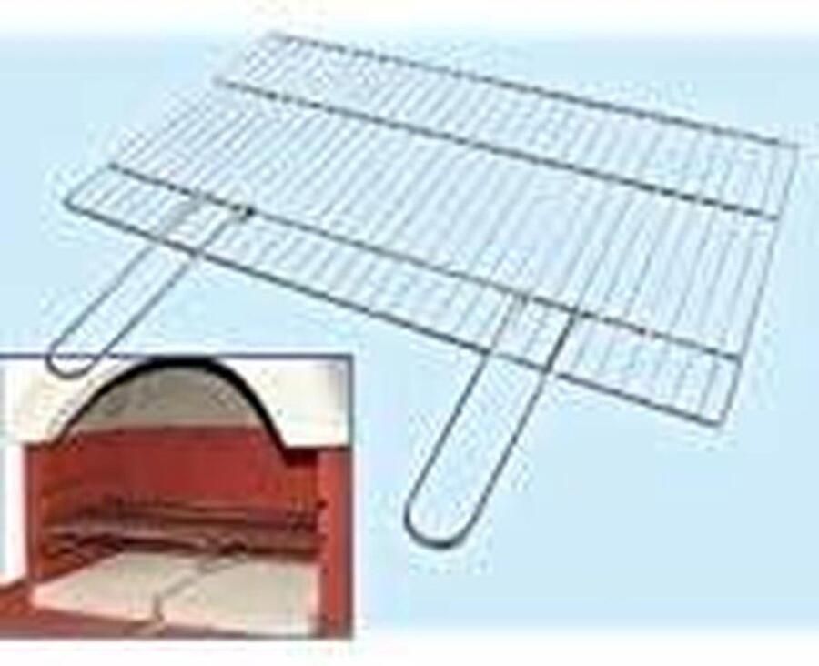 Grillrooster BBQ rooster Buiten koken Speciaal voor betongrills 57 x 40 cm Roestvrij staal