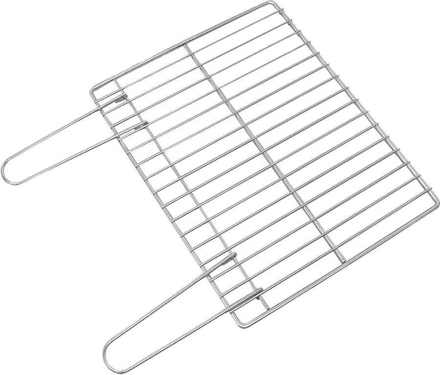 Grillrooster BBQ rooster Buiten koken Stevig en duurzaam 54 x 41 cm Zilver