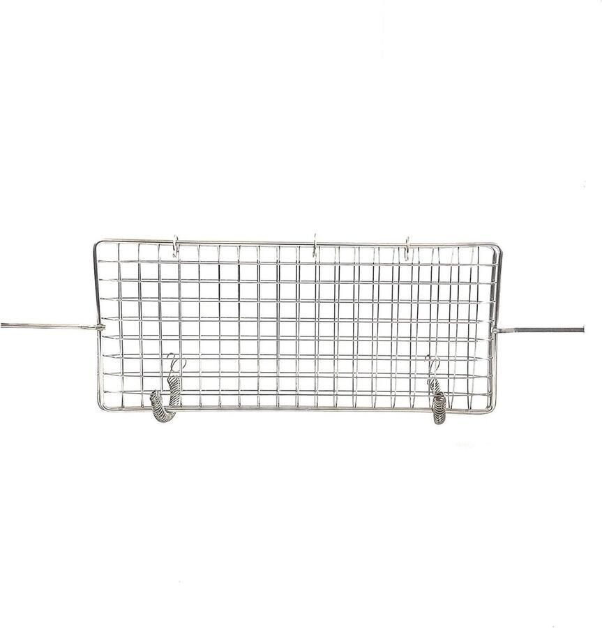 Grillrooster BBQ rooster Buiten koken Vervangt spies 50 x 22 cm null