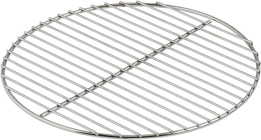 Grillrooster Chrome BBQ rooster Barbecueën Verchroomd staal 30 cm diameter Zilver