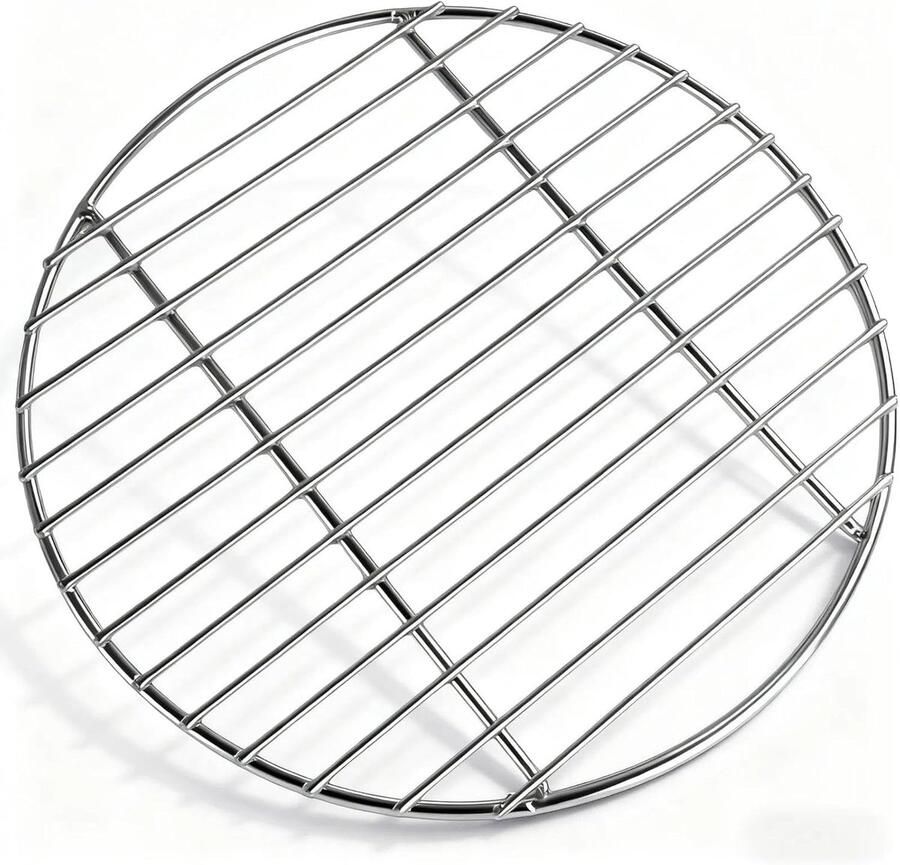 Grillrooster diameter 33 cm grillrooster rond roestvrij staal rond zilveren grillrooster vervangende kogelgrill voor camping en picknicks