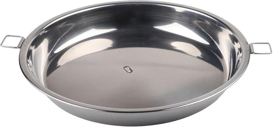 Grillrooster en Pizzaplaat Bakplaat Oven Grill Pizza Bakken Grillen Gelijkmatige Warmteverdeling 32 cm Zilver