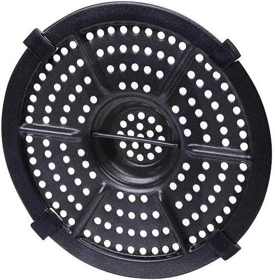 Grillrooster Frituurschaal Rooster Afstandhouder Airfryer Accessoire Origineel Onderdeel 155 mm Zilver