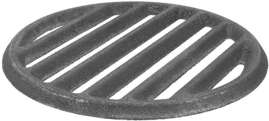 Grillrooster Gietijzer BBQ Rooster Buiten Koken Gelijkmatige Warmte 13 cm Diameter Zwart