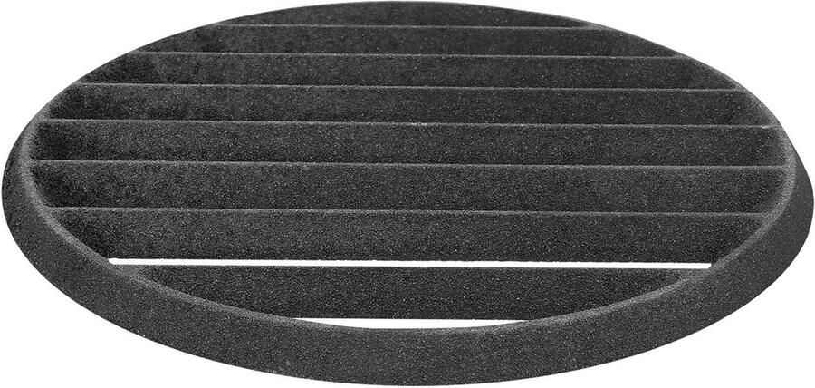 Grillrooster Gietijzer BBQ Rooster Buiten Koken Hittebestendig 26 cm Grijs