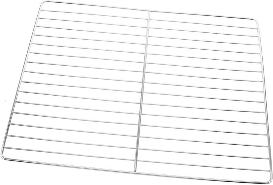 Grillrooster Grillnet Vlees Vis Buiten Koken Roestvrij Staal 34.7 x 26.7 cm Zilver