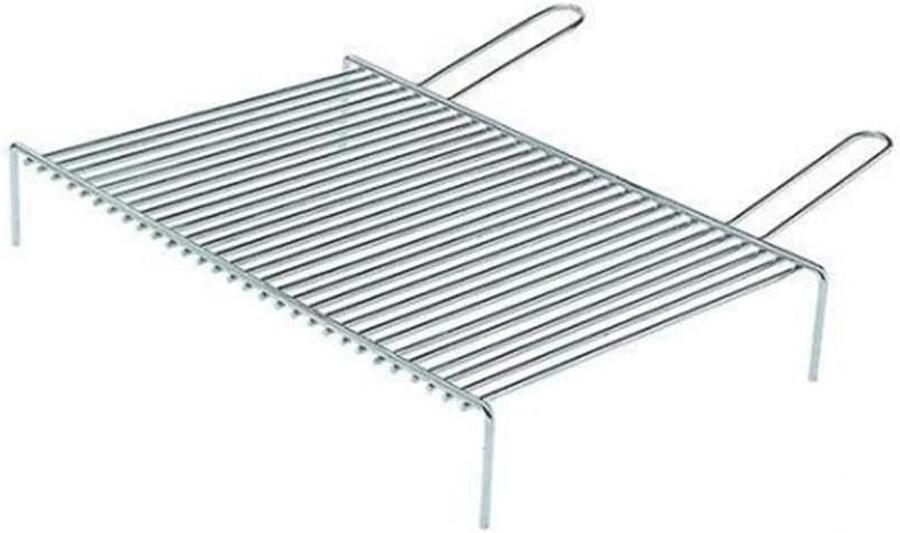 Grillrooster Haard Kachelrooster Ronde Buizen Buiten Koken Zware Ronde Buizen 35 x 60 cm Zwart