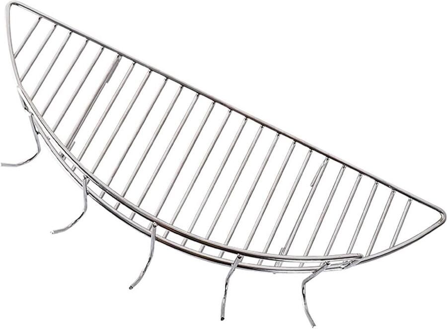 Grillrooster Kookrooster Buiten Grillen Roestvrij Staal 33.3 x 10.8 cm Zilver