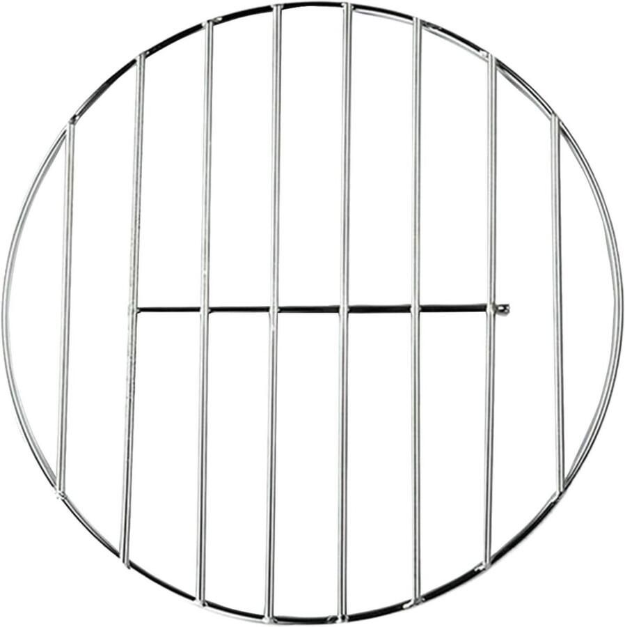 Bakplaat Rooster RVS Grillrooster Buiten Koken Versterkt Roestvrijstaal 30 cm Zilver