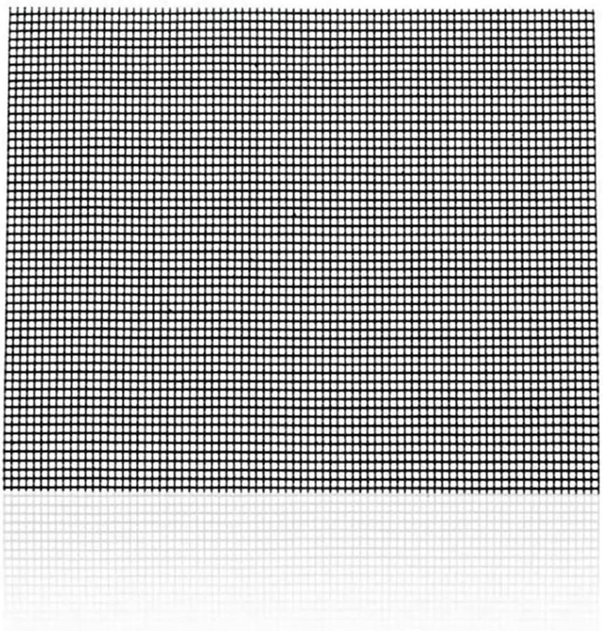 Grillmat BBQ Mat Buiten Koken Herbruikbaar Non-stick 30 x 40 cm Zwart