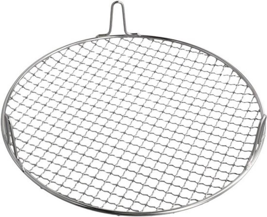 Grillrooster met poten Kooknet RVS Buiten koken Gelijkmatige warmte 305 cm diameter Zilver