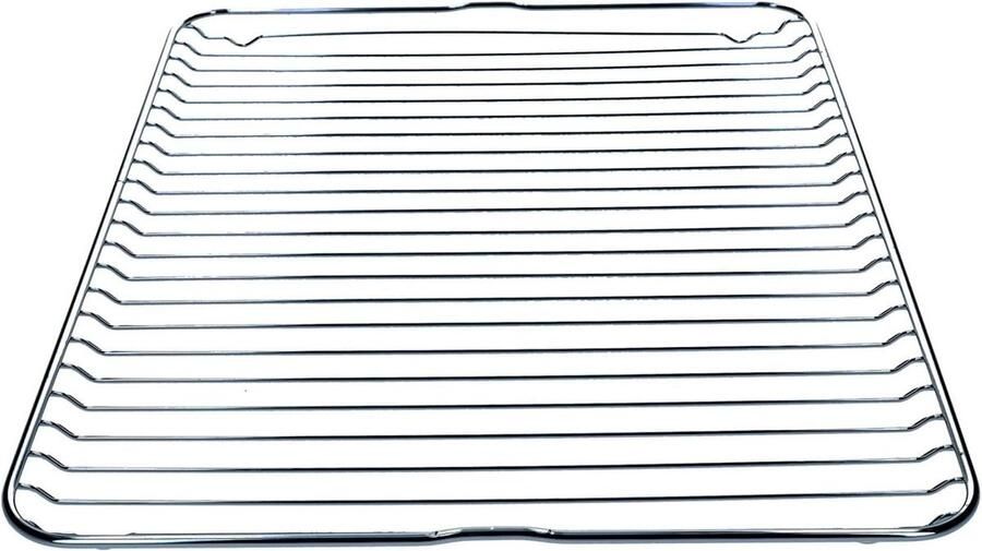 Grillrooster Oven Bakplaat rooster Bakken en afkoelen Verchroomd metaal 466 x 385 mm Grijs