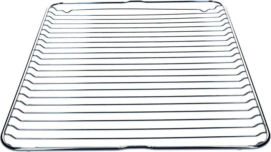 Grillrooster Oven Bakrooster Fornuis Bakken en Afkoelen Verchroomd Metaal 466 x 385 mm Grijs