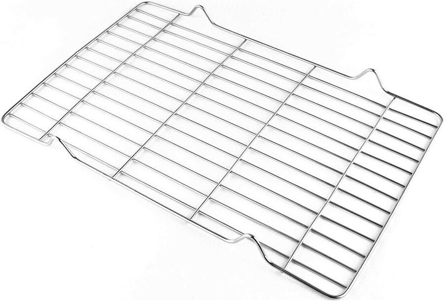 Oven Grill Rooster Grillrooster Oven Koken in Oven Universele Pasvorm 344 x 222 mm Zilver