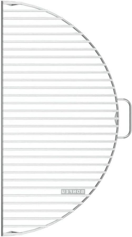 Grillrooster Plancha Grillplaat Buiten Koken Verzinkt Staal Ø100cm Zilver