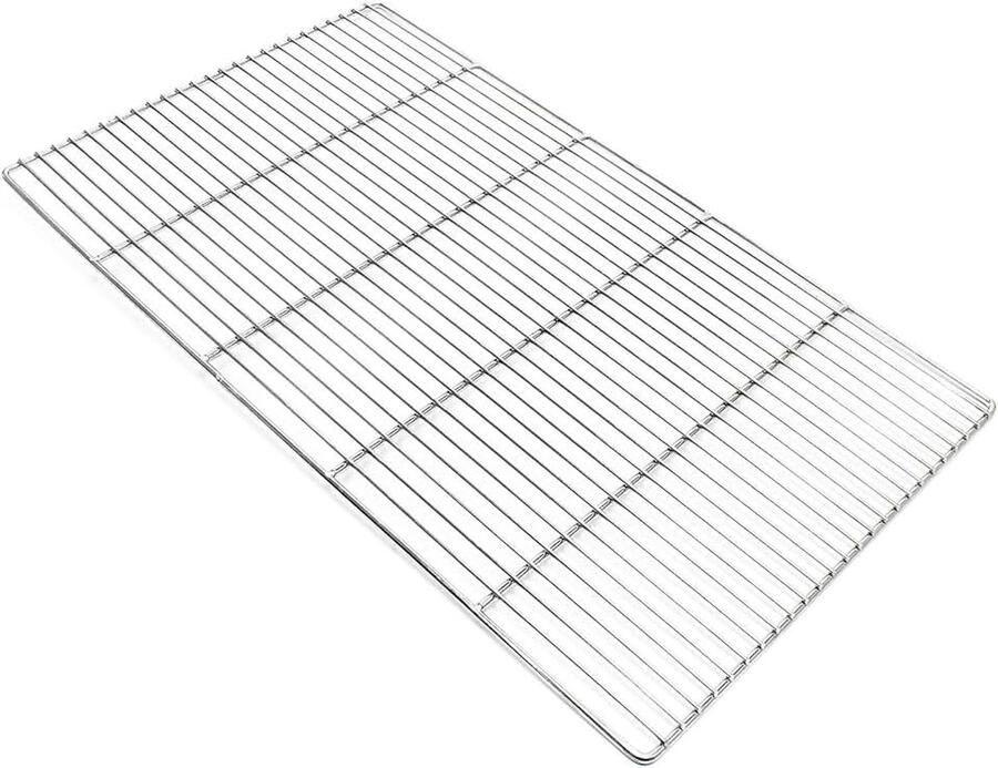 Grillrooster rechthoek 67 x 40 cm roestvrij staal voor barbecue gasgrill bbq
