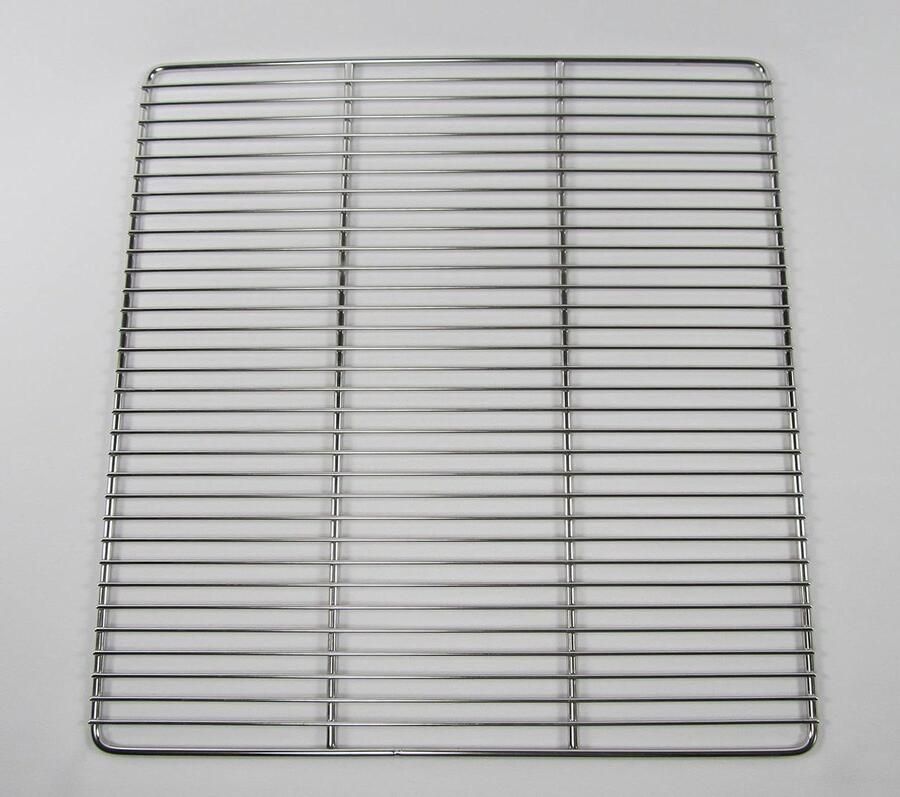 Grillrooster Roestvrijstaal Barbecue rooster Buiten koken Voedselveilig materiaal 41 x 43 cm Zilver
