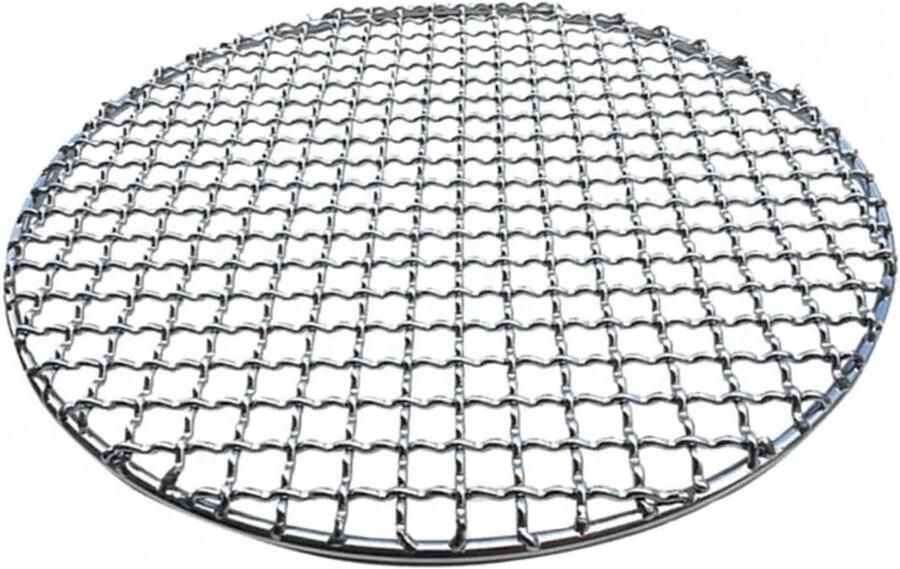 Grillrooster Rond Barbecue Net Buiten Koken Roestvrij Staal 15 cm Zilver