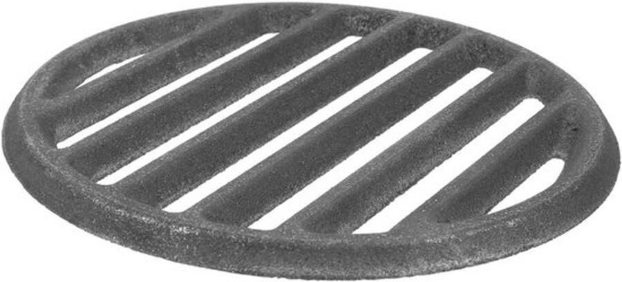 Grillrooster Rond Barbecue Rooster Buiten Koken Gietijzer Warmtebehoud 12 cm Zwart