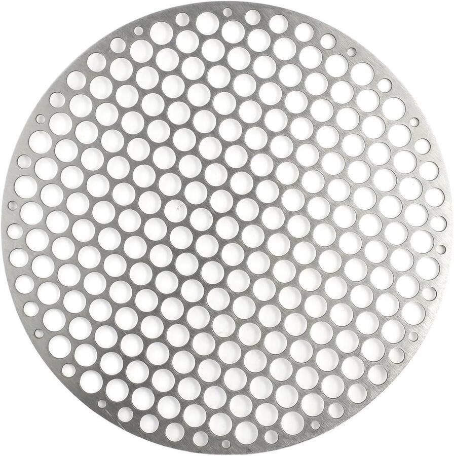 BBQ Grill Net Rooster RVS Buiten Koken Herbruikbaar Ontwerp 18CM Zilver