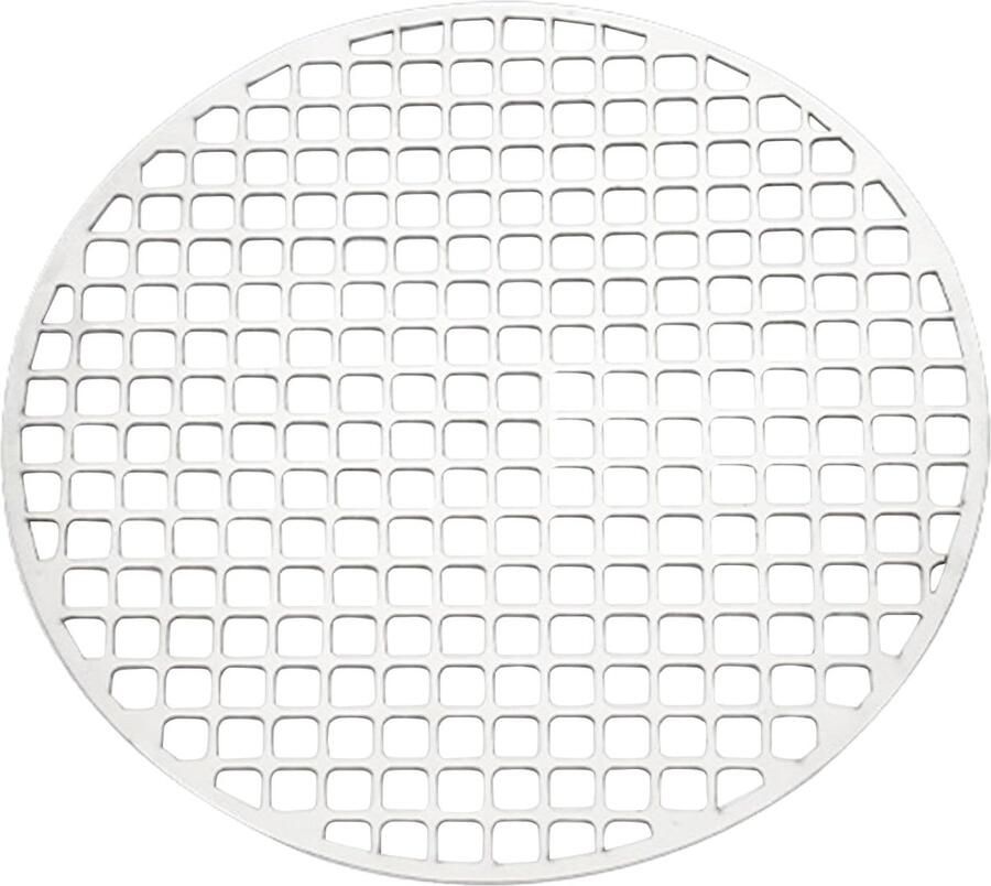 Grillrooster Rond Buiten Koken Kampeer Keuken Hittebestendig RVS 20 cm Breed Zilver