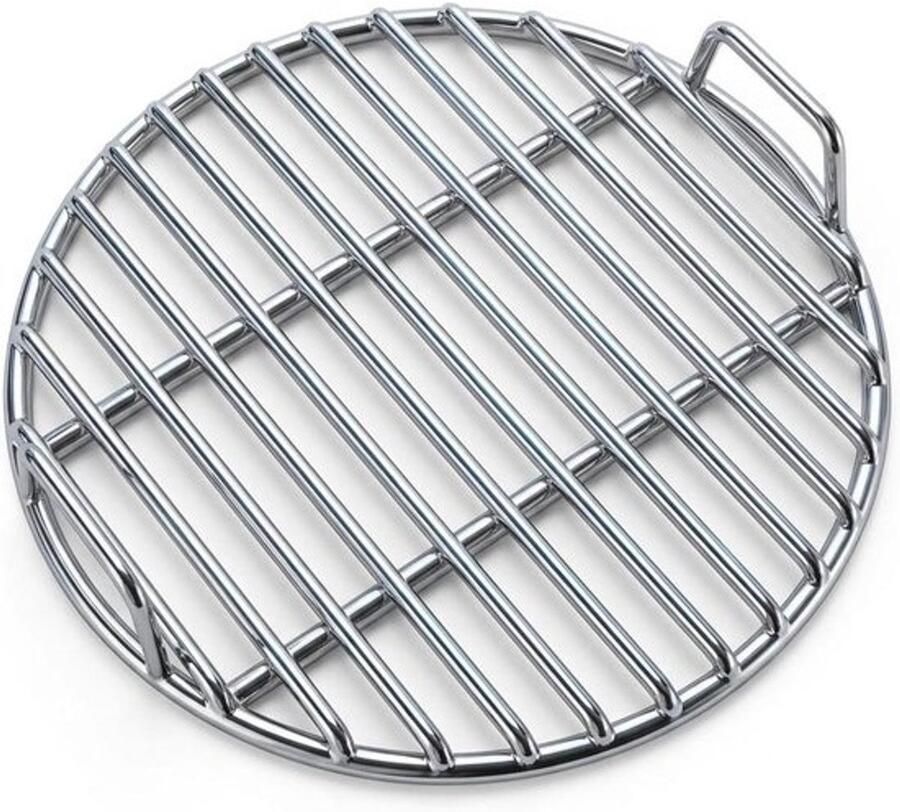 Grillrooster RVS Bakplaat Camping Buiten Koken Gelijkmatige Verwarming 30-40 cm Zilver