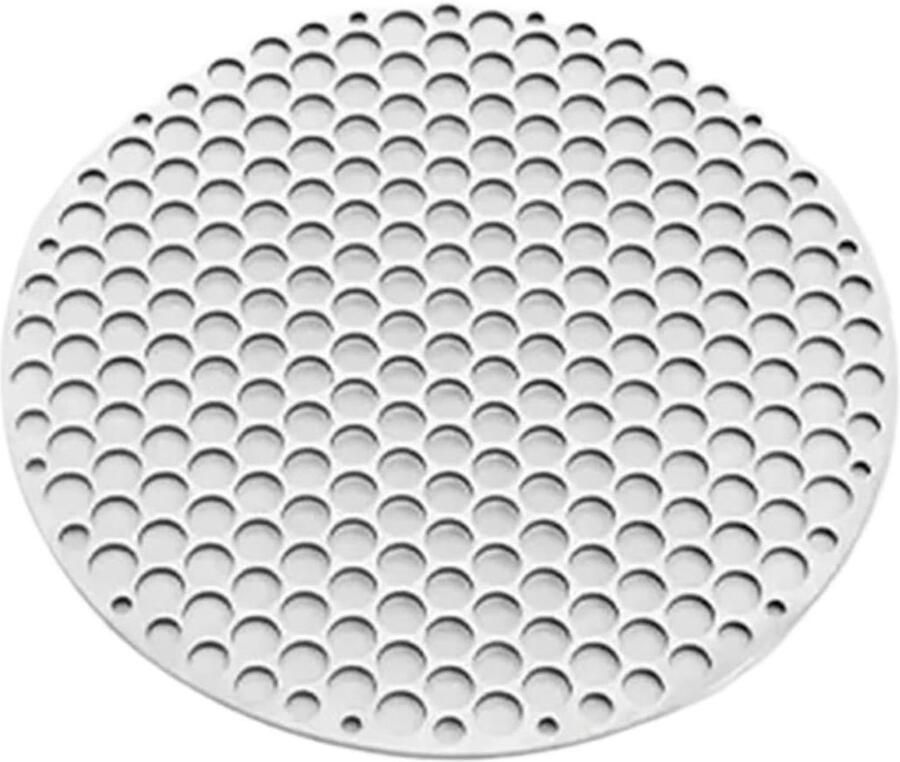 Grillrooster RVS Barbecue Net Buiten Koken Gelijkmatige Warmteverdeling 20 cm Zilver