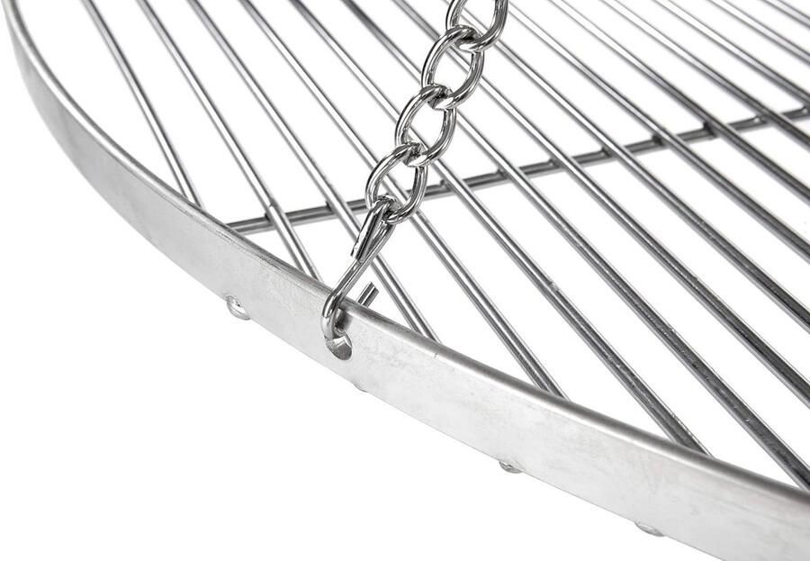 Grillrooster RVS Reserve rooster Buiten koken Roestvrij staal 80 cm Zilver