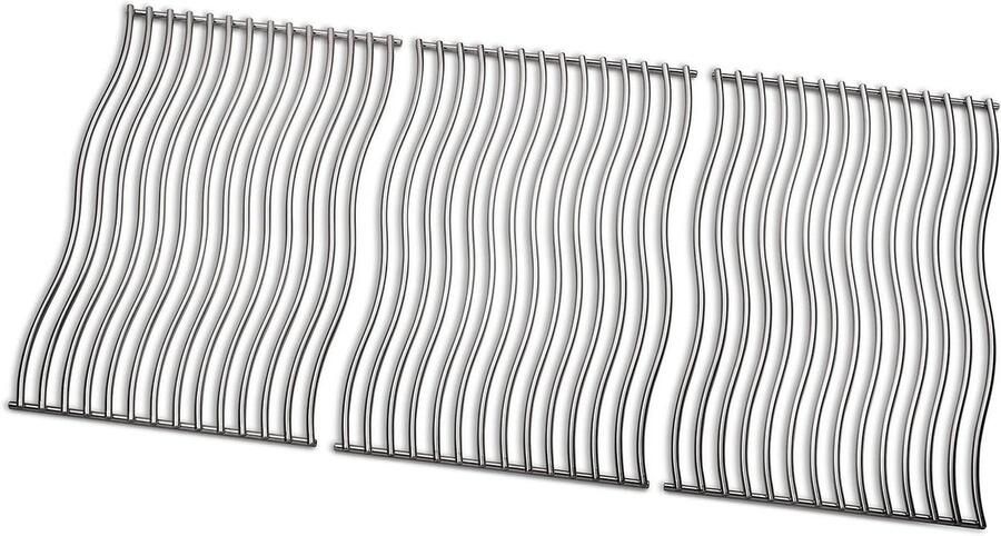 Grillrooster RVS BBQ Rooster Barbecueën Fijnmazig 53.7 x 32.4 cm Zilver