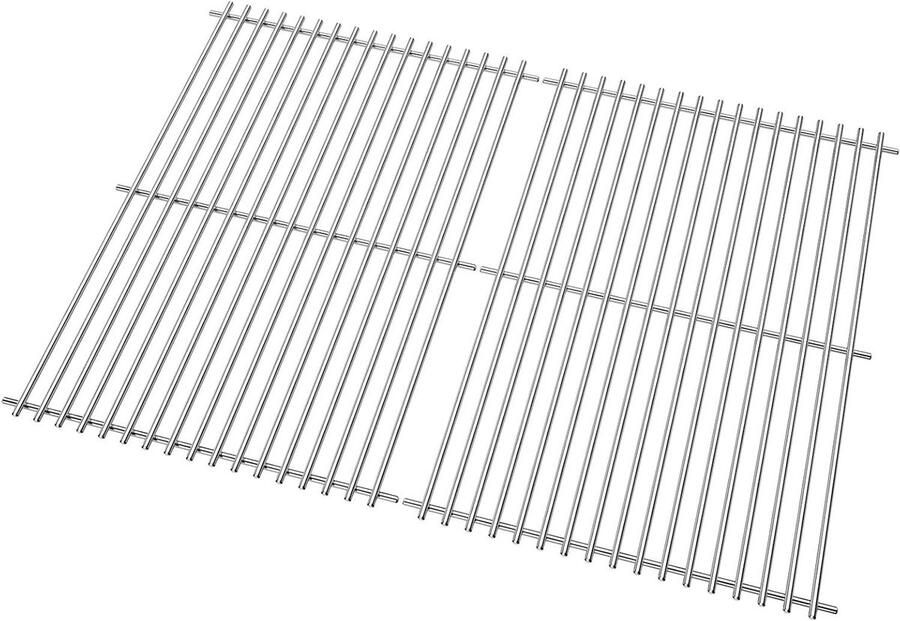 Grillrooster RVS BBQ rooster Buiten koken Gelijkmatige warmteverdeling 485 x 656 cm Zilver