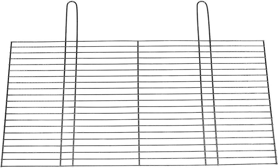 Grillrooster RVS BBQ rooster Vlees rooster Buiten koken Roestvrij staal 50 x 40 cm Zilver