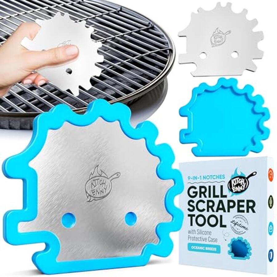Grillrooster Schraper Blauw
