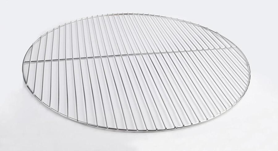 Grillrooster Set Reserve Grillplaten Buiten Koken Roestvrij Staal 54.5 cm Diameter Zilverkleurig