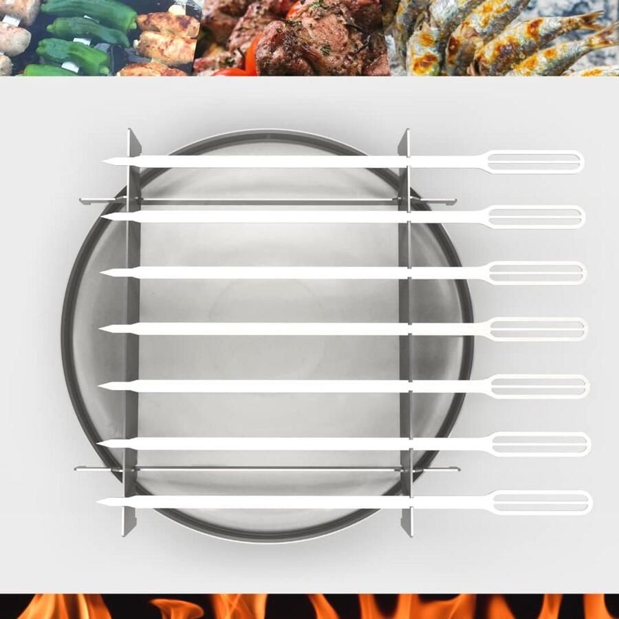 Grillrooster strips voor vuurplaat en grillplaat Geschikt voor 6 mm dikte