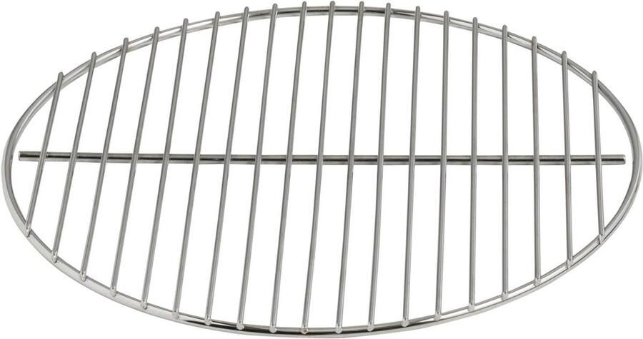 Grillrooster Tafelgrill rooster Buiten koken Verchroomd staal 30 cm Zilverkleurig