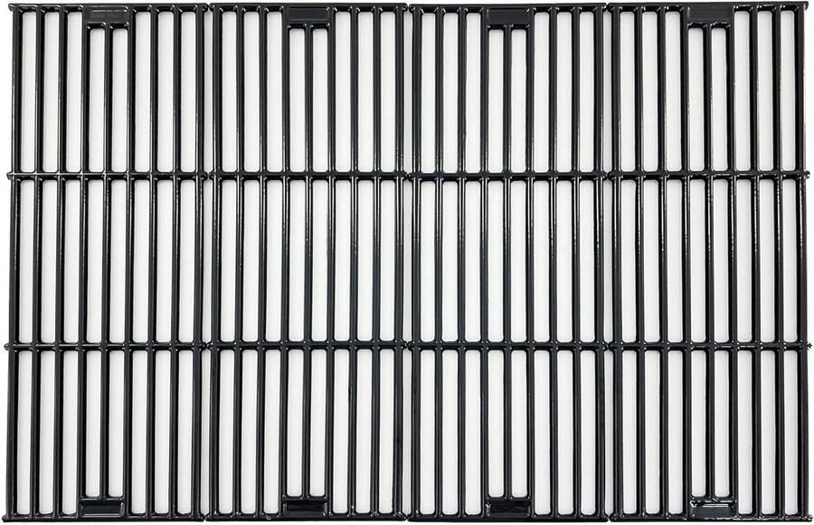 Grillrooster Vervanging BBQ Roosters Barbecueën Gegoten IJzer 4 stuks 50 x 17 cm Zwart