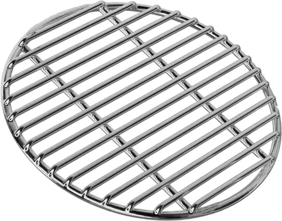 Grillrooster Vervanging Rond Rooster Buiten Koken Hittebestendig Staal 38 cm Zilver