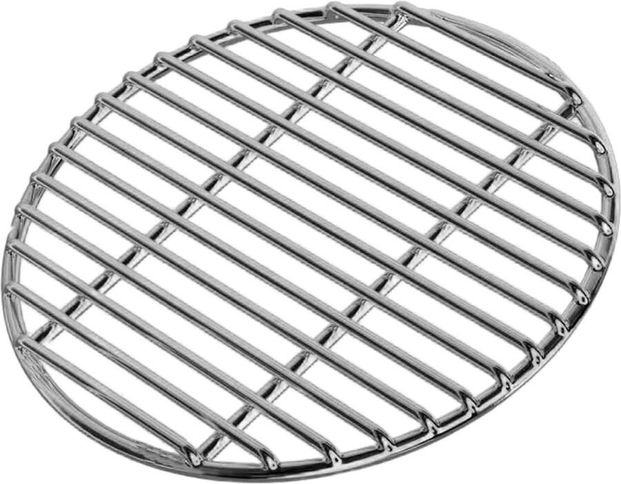 Grillrooster Vervanging Ronde Bakplaat Buiten Koken Verdikt Roestvrij Staal 40 cm Zilverkleurig